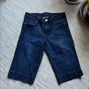New No Tags KUT from the Kloth Bermuda Blue Jean Shorts Womens 8